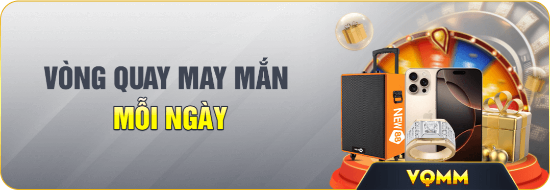 Vòng quay may mắn mỗi ngày